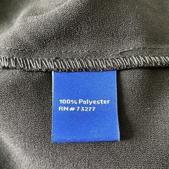 Apt 9 small black dress shirt sleeves pockets v-neck - Picture 13 of 13